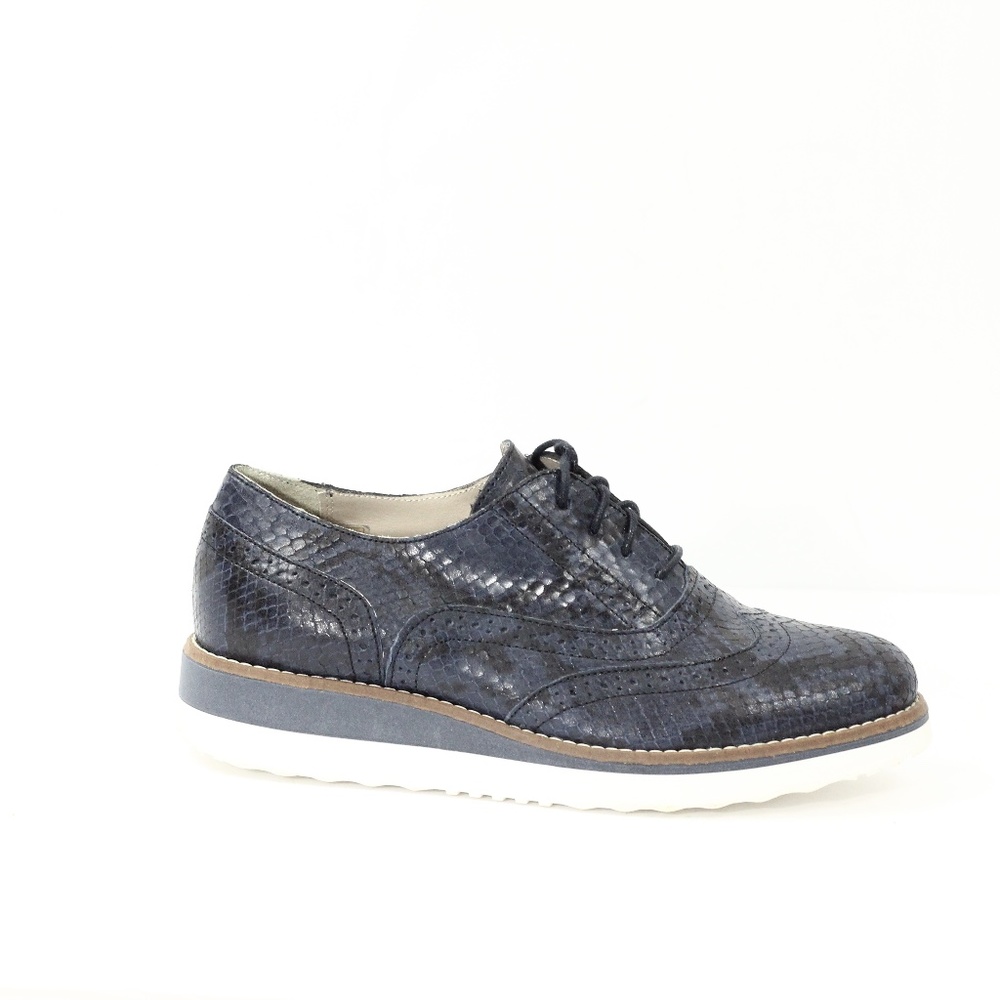 Boden Women Wingtip Shoes Leather Oxford Wedge Brogue Willa EU 36